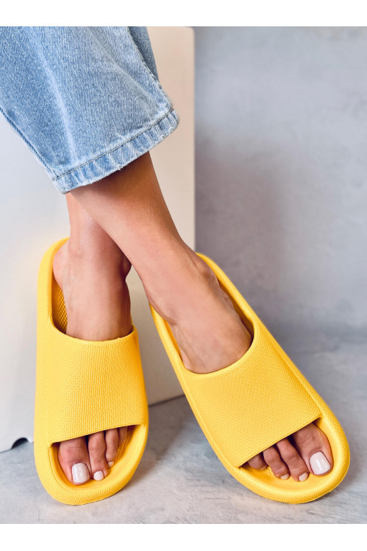 Rubber slippers RITTER YELLOW