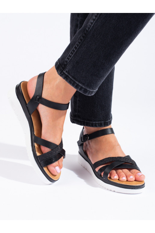 sandals with platform Shelovet black