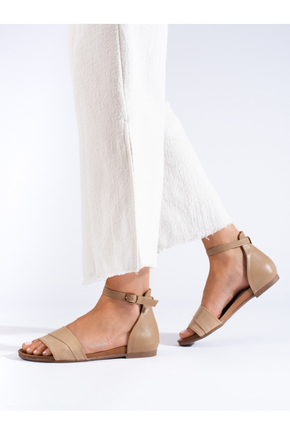 beige  sandals 