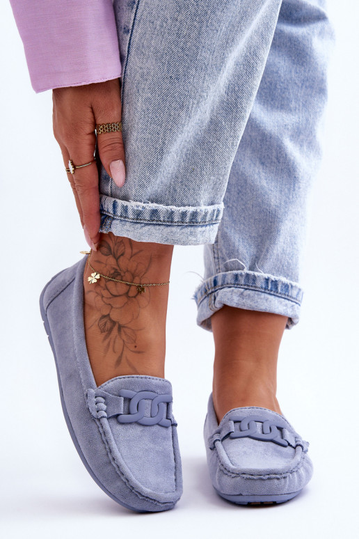 Light blue on sale suede loafers womens