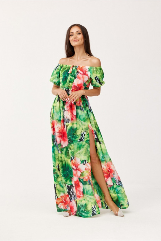 Ilga  suknelė su gėlių raštu Roco...