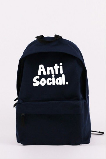 Backpack "anti social"