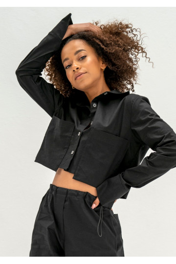 Jacque - Black short shirt 2