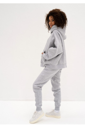 Mesh - Melange grey soft touch sweatpants