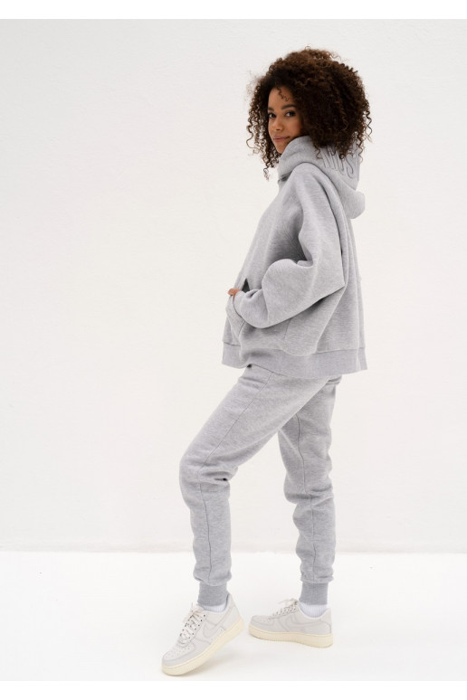 Mesh - Melange grey soft touch sweatpants