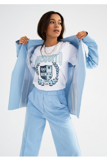 Tigre - White T-shirt "Champs Team" print