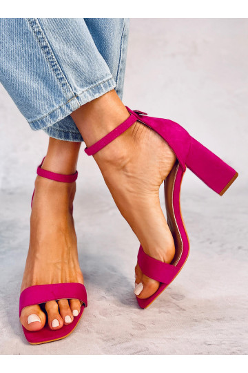 sandals on the heel AISHA pink 2