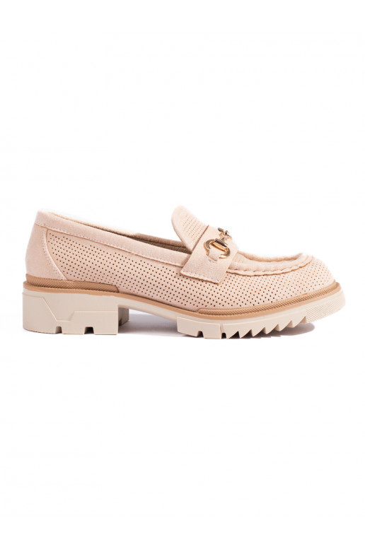 Moccasins  of suede Shelovet beige