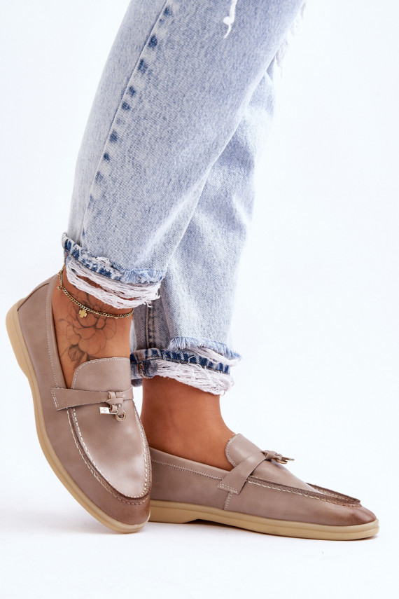 Women's Classic Moccasins Grey Cortez