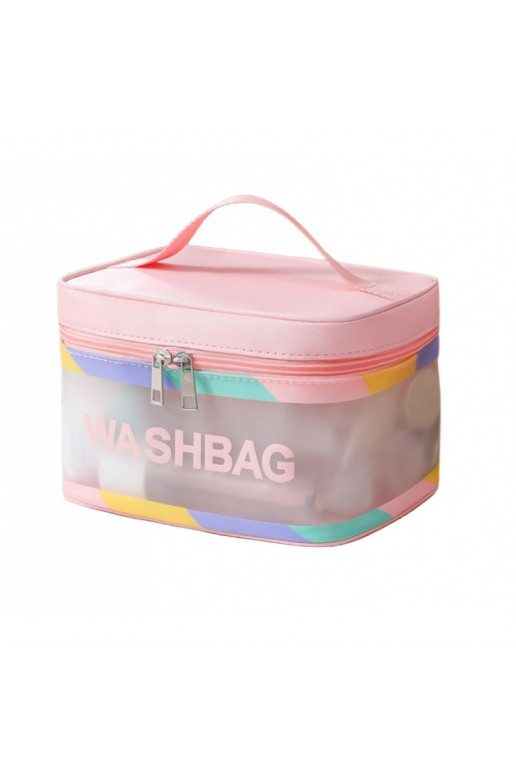 Folding cosmetics bag WASHBAG  pink KS74