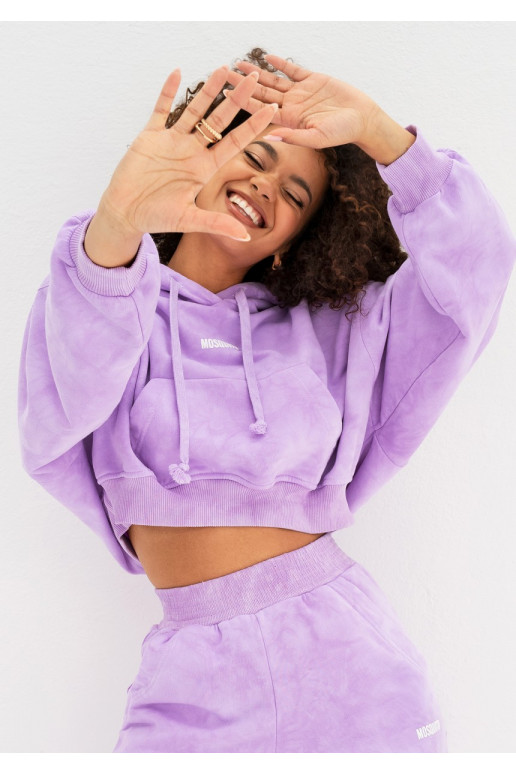 Raffy - short purple sweater Raffy - short purple sweater