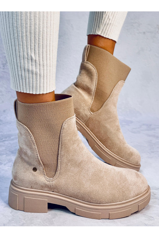 Women's boots MEAD khaki colors