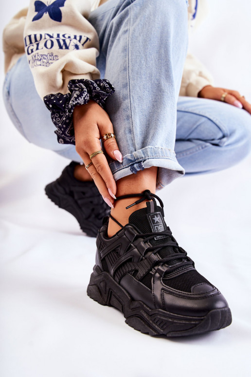 Women s Sport Shoes Sneakers Black Daren