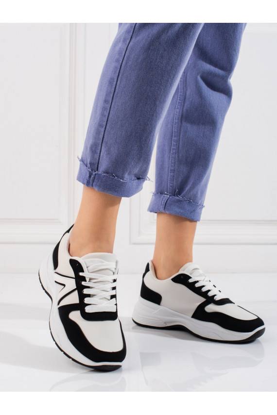 beige-white color sneakers  Shelovet