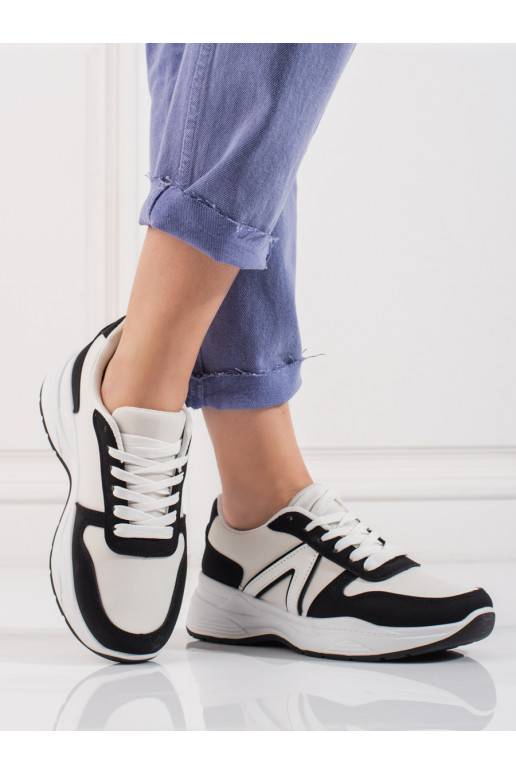 beige-white color sneakers  Shelovet