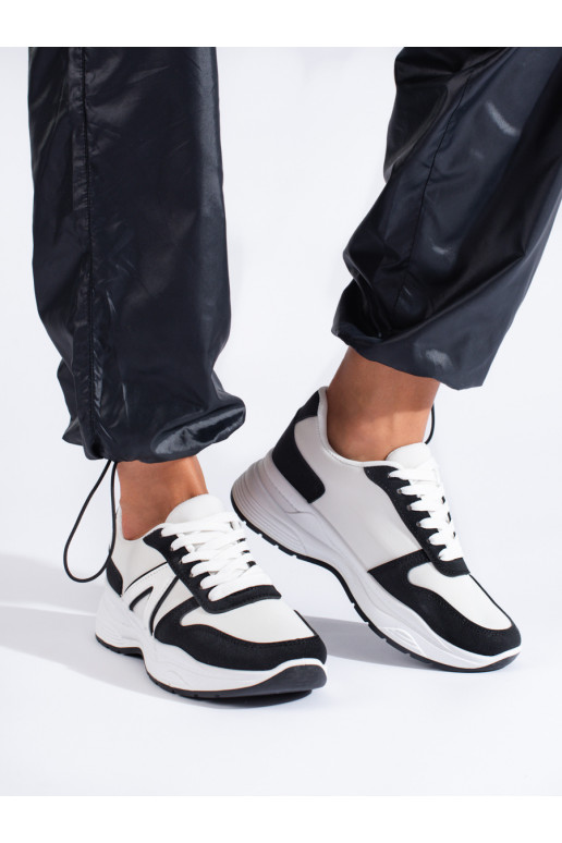 beige-white color sneakers  Shelovet