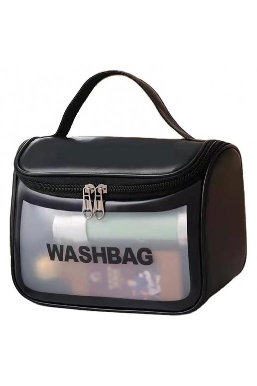 Folding cosmetics bag WASHBAG  black color KS46CZ