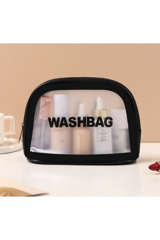 Folding cosmetics bag WASHBAG  black color KS47CZ