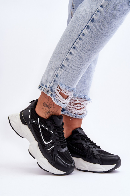 Women's Sports Sneakers Black Feluci Women's Sports Sneakers Black Feluci