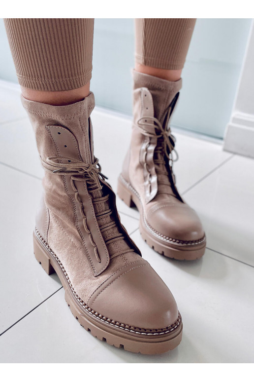 women's boots CYRUS khaki colors
