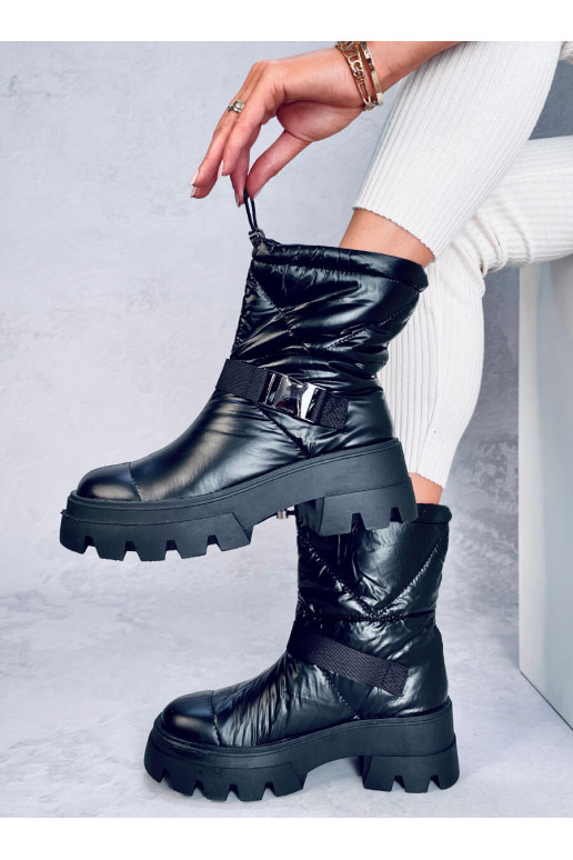 Nylon boots BISSET BLACK