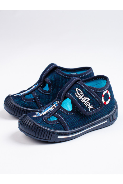 dark blue Children's slippers Shelovet