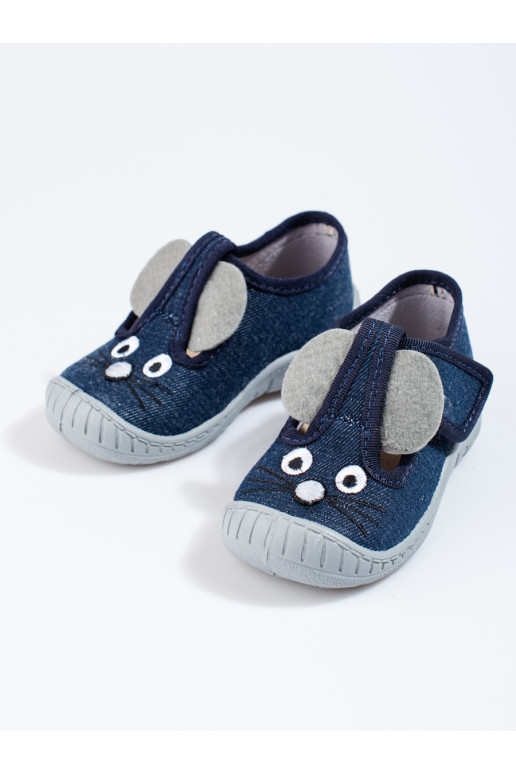 dark blue Children's Slippers Shelovet