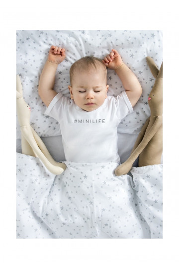 White &quot;hasztag minilife&quot; kid&#039;s T-shirt