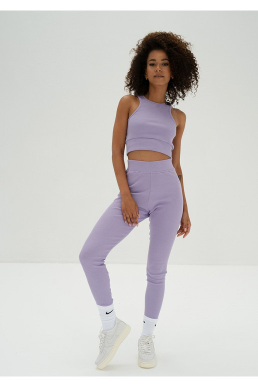 Hype - Violet knitted legging