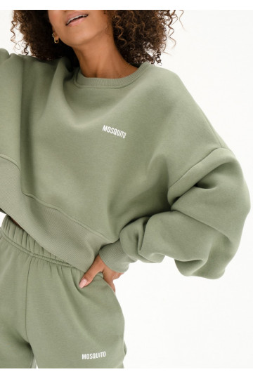 Shore - Olive green sweatshirt 2