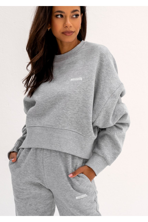 Shore - Grey melange sweatshirt