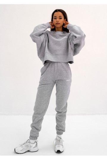 Pure - Grey melange sweatpants 2