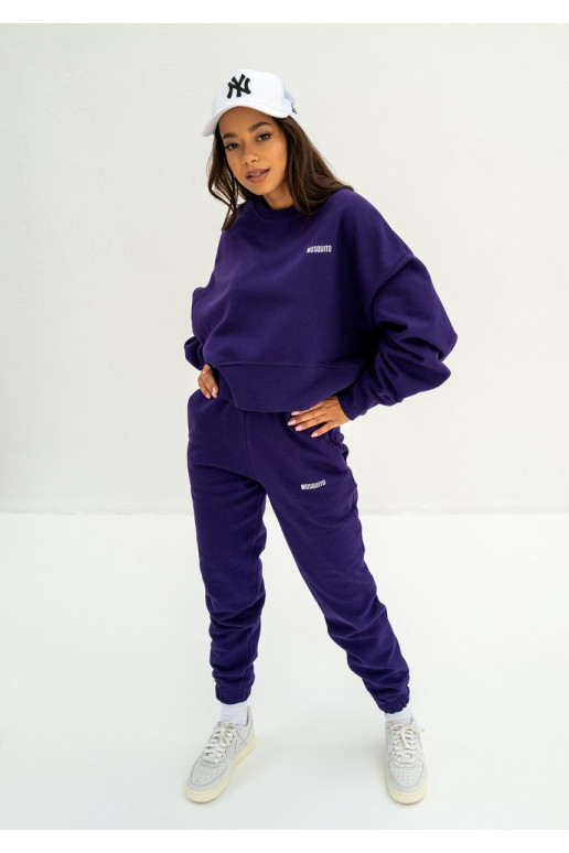 Pure - Deep purple sweatpants