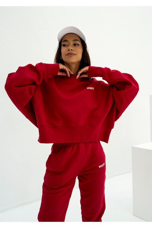 Shore - Cherry red sweatshirt