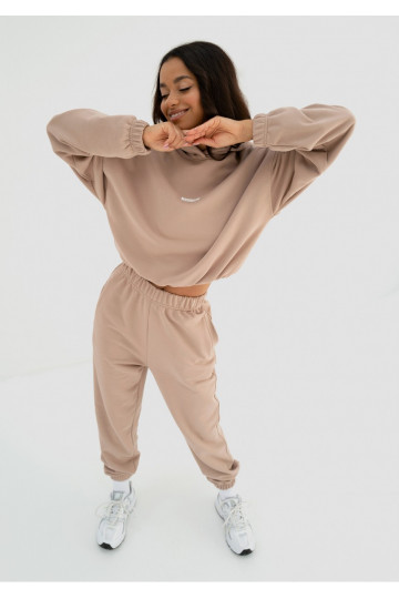 Icon - Latte beige hoodie 2
