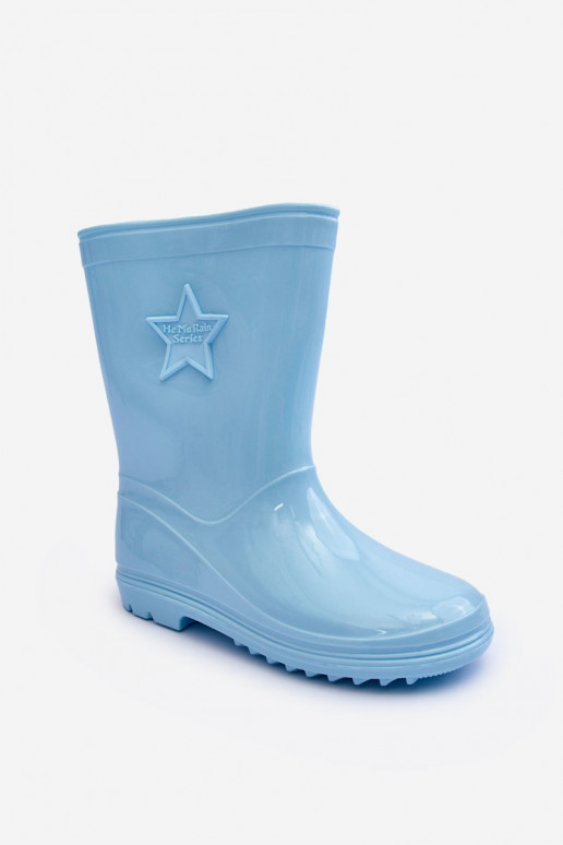 Child's Rubber Boots Light Blue Malvi