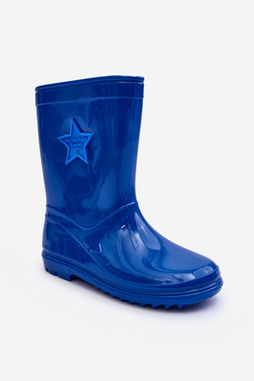 Child's Rubber Boots Blue Malvi