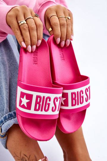 Women's Classic Slippers Big Star LL274741 Pink 2