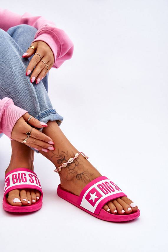 Women's Classic Slippers Big Star LL274741 Pink
