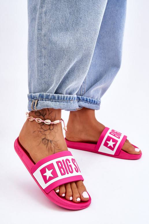 Women's Classic Slippers Big Star LL274741 Pink