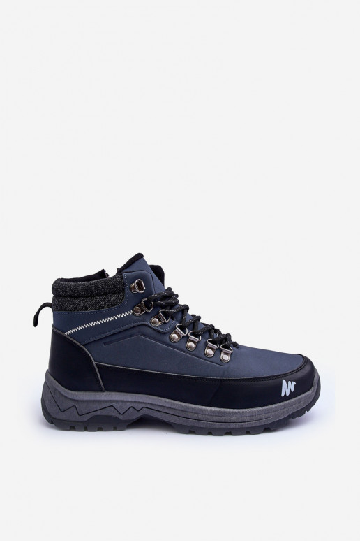 Men's Insulated Trekking Shoes Navy Blue Westtide Men's Insulated Trekking Shoes Navy Blue Westtide