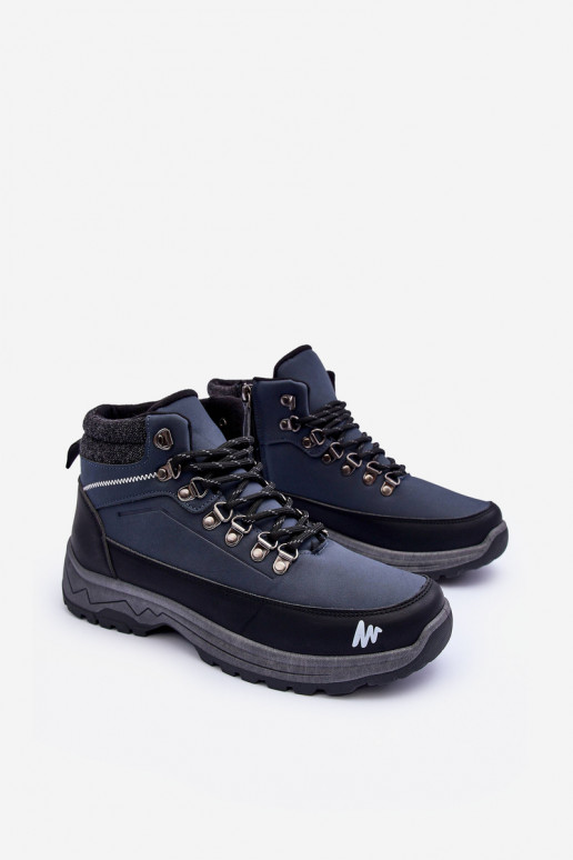 Men's Insulated Trekking Shoes Navy Blue Westtide
