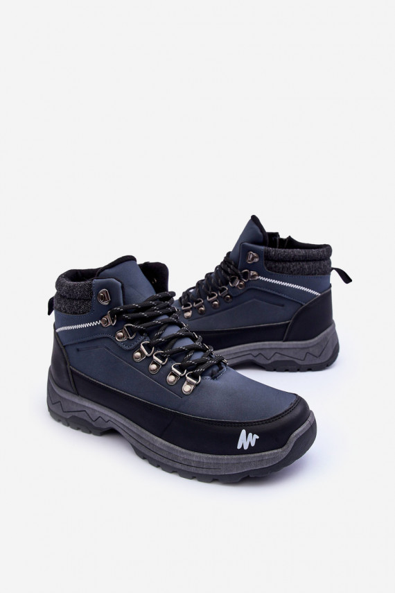 Men's Insulated Trekking Shoes Navy Blue Westtide