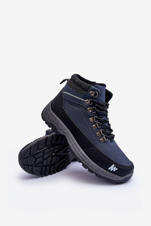 Men's Insulated Trekking Shoes Navy Blue Westtide Men's Insulated Trekking Shoes Navy Blue Westtide