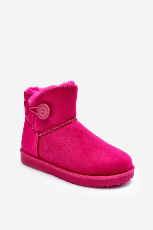 Women's Quilted Snow Boots With Decorative Fuchsia Siriol