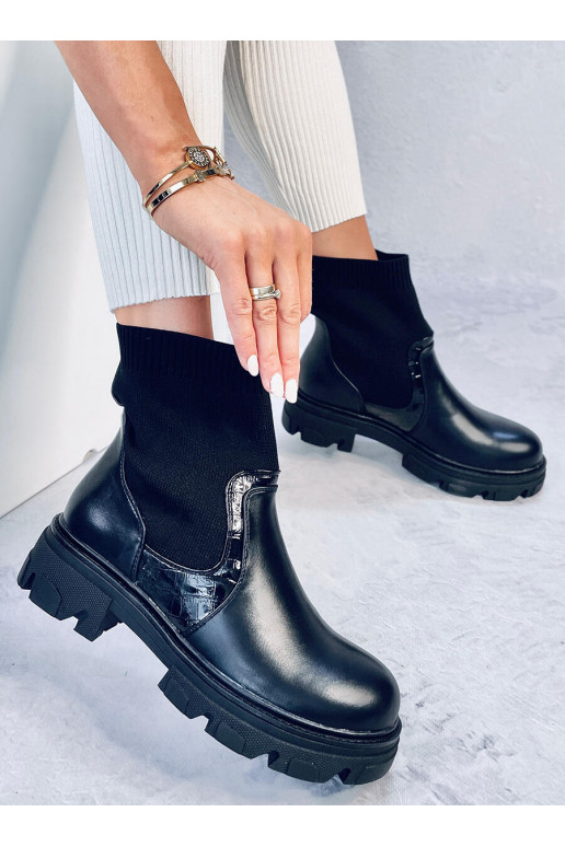 Boots with a sock-type sole SONORIA BLACK