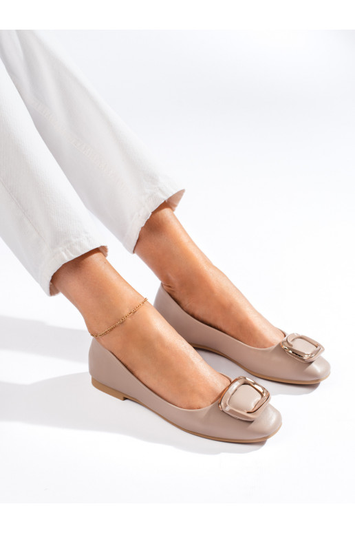 beige  ballerinas  Shelovet