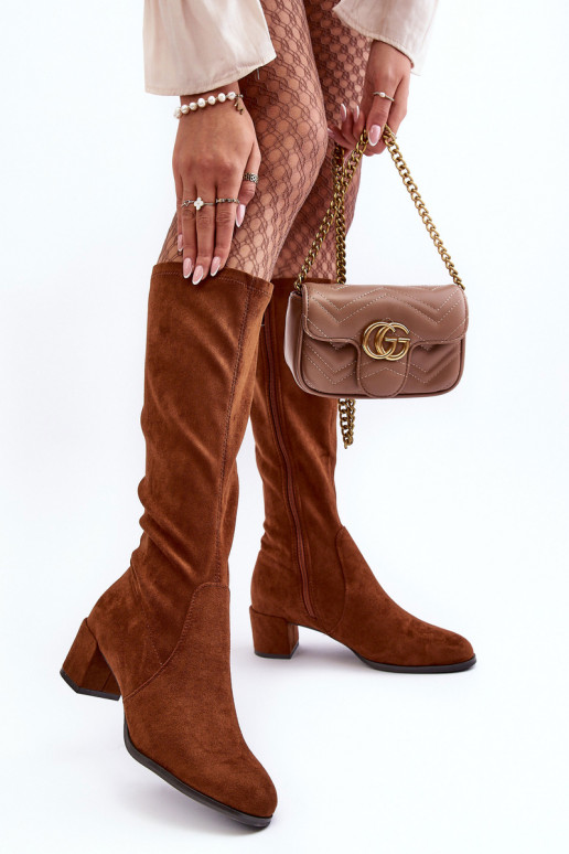 Classic Suede Boots Brown Harpen