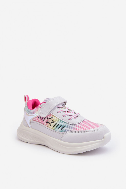 Girls Lace-Up Sports Shoes Multicolor Adriney