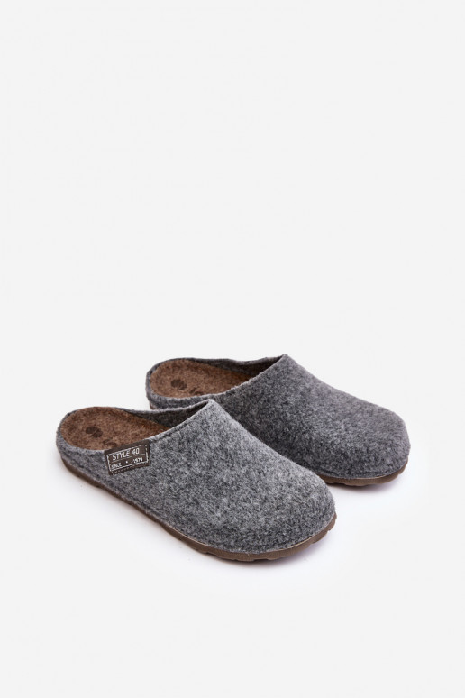 Men's Home Shoes Slippers Inblu CR000015 Grey